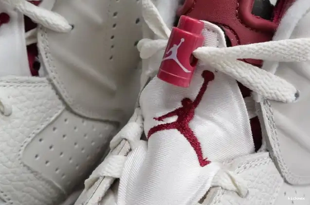 Cheap Maroon white 384664-116 Retro Jordan Air 6 0528